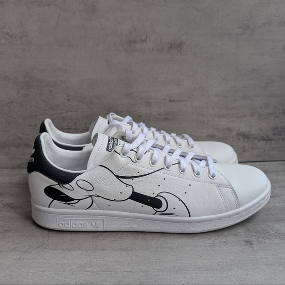 Adidas Stan Smith Disney Mickey Mouse Black White Men\'s Sneaker Shoes 11 main image 8